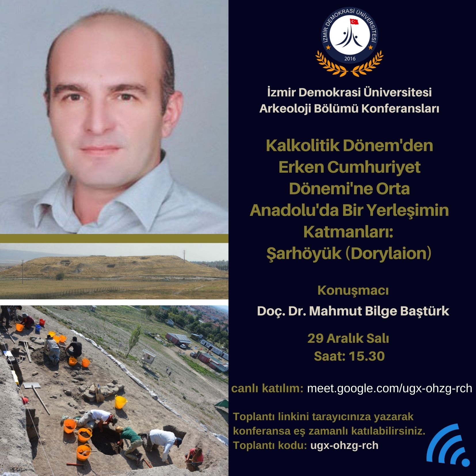 İDÜ Arkeoloji Bölümü Konferansları